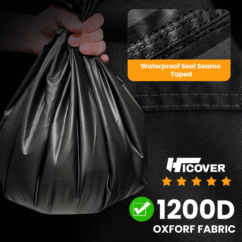 1200D Snowblower Covers Heavy Duty Waterproof,zipper for easy access