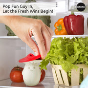 Fridge Deodorizer by OTOTO - Baking Soda Fridge, Refrigerator Deodorizer, Baking Soda Odor Absorber, Cute Gifts, Cute Kitchen (Mushroom) - Grill Parts America