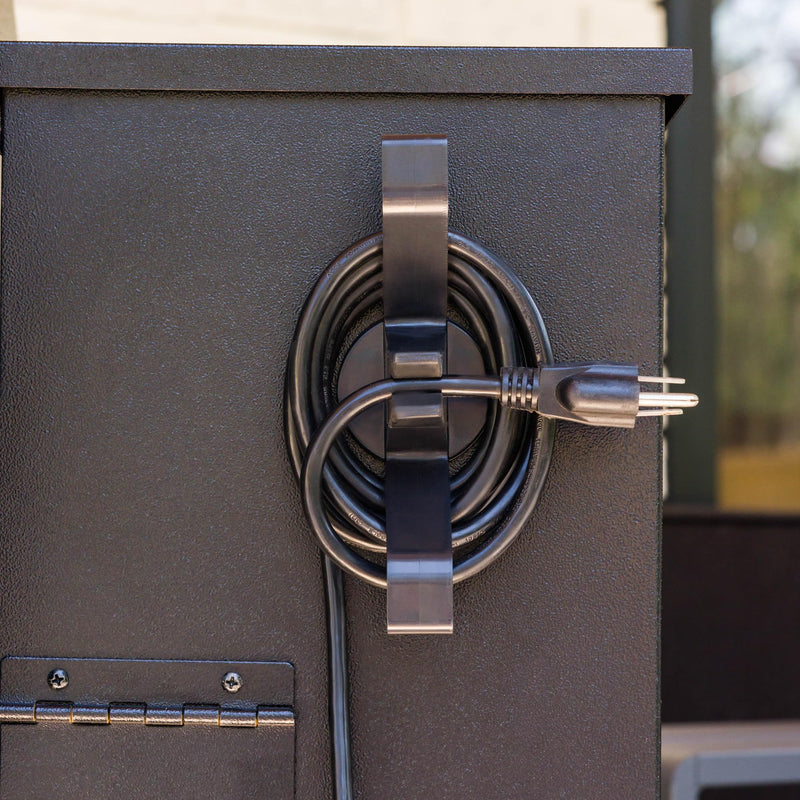 Wood Pellet Grill Smoker Magnetic Power Cord Organizer - Wrap And Organize Your Power Cord Onto Your Pellet Grill - Works With Powder Coated Steel Grills, NOT Stainless Steel - Grill Parts America