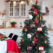 Spiareal 42 Pieces Christmas Chef Ornaments Kitchen Wooden Hanging Tree Ornaments Baker Apron Chefs Hat Measuring Spoons Diner Rolling Pin Ornament for Christmas Holiday Party Decorations, 7 Styles - Grill Parts America