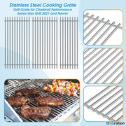 17" Grill Grate for Charbroil Performance 5 Burner 463448021 463449021 463450022 463451022 463455021 , Stainless Steel Cooking Grate for Charbroil Grill Replacement Parts G426-0004-W1 G426-0005-W1 - Grill Parts America
