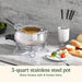 Cuisinart Fondue Pot, 3 Quart, For Chocolate, Cheese, Broth, Oil, Stainless Steel, CFO-3SSP1 - Grill Parts America