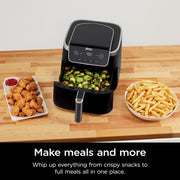 Ninja Air Fryer Pro 4-in-1 with 5 QT Capacity, Air Fry, Roast, Reheat, Dehydrate, Air Crisp Technology with 400F for hot, crispy results in just minutes, Nonstick Basket & Crisper Plate, Grey, AF141 - Grill Parts America
