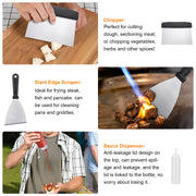 Blackstone Griddle Accessories Kit,16pcs Flat Top Grill Accessories Set for Blackstone and Camp Chef with Spatula,Scraper,Griddle Cleaning Kit &Carry Bag,Great for Outdoor BBQ & Teppanyaki and Camping - Grill Parts America