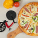 Aijohnny Bicycle Pizza Cutter Wheel with Holder, Robust Bicycle Shape 2.4” Stainless Steel Pizza Knife, Frosted Surface Non-Stick & Sharp Blades, Pizza Slicer Funny Kitchen Gadget (Red) - Grill Parts America