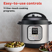 Instant Pot Duo 7-in-1 Mini Electric Pressure Cooker, Slow Rice Cooker, Steamer, Sauté, Yogurt Maker, Warmer & Sterilizer, Includes Free App with over 1900 Recipes, Stainless Steel, 3 Quart - Grill Parts America