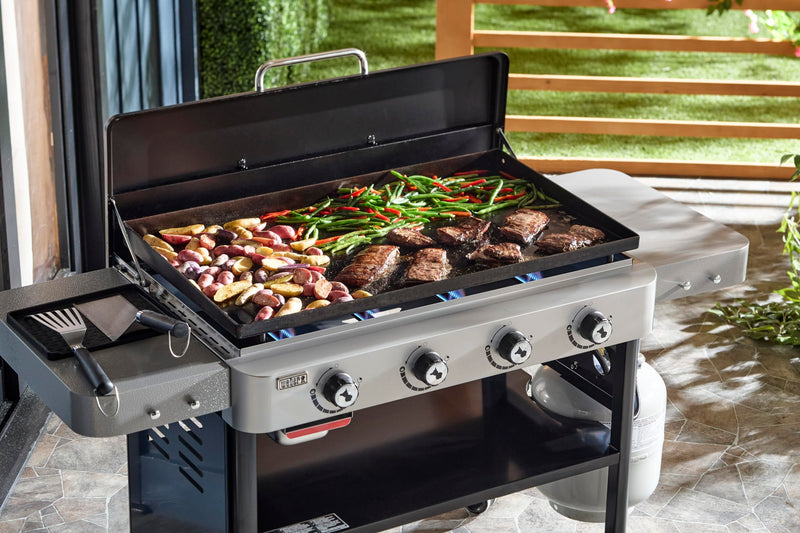 Weber Premium 36” Griddle Cover, 4 Burner, Black - Grill Parts America