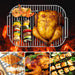 OG701 Smoke Rack for Ninja Woodfire OG701 Series, Replacement for Ninja OG701 OG751 7-in-1 Wood Fire Grill Air Fryer, Perfect Ninja OG700 Woodfire Grills Accessories, Stainless Steel Roast Rack - Grill Parts America