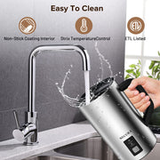 Secura Milk Frother, Electric Milk Steamer Stainless Steel, 8.4oz/250ml Automatic Hot and Cold Foam Maker and Milk Warmer for Latte, Cappuccinos, Macchiato, 120V - Grill Parts America