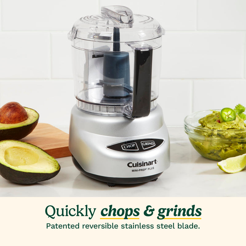 Cuisinart Food Processor, Mini-Prep 3 Cup, 24 oz, Brushed Chrome and Nickel, DLC-2ABC - Grill Parts America