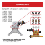 Simpson Cleaning 7106627 Replacement Water Seal Kit for Pressure Washer Pumps, Black - Grill Parts America