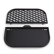 Weber Grill & Griddle Station Griddle, Black - Grill Parts America