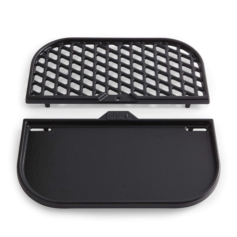 Weber Grill & Griddle Station Griddle, Black - Grill Parts America