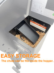 Pellet Grill Magnetic Helper Chute: Effortless Pellet Collection, Accessories for Traeger and Pit Boss Grill, Magnetic Pellet Slide for Emptying Pellet Grill Hoppers - Grill Parts America