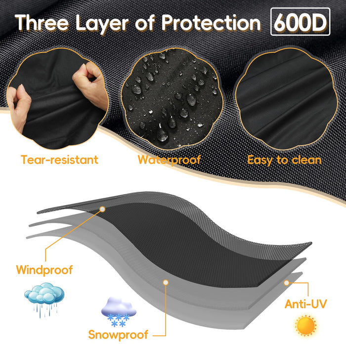 Cover for Blaze Premium LTE 30-Inch Built-in Gas Griddles, Heavy Duty Water-Resistant Cover for Blaze GRDBICV, Outdoor Kitchen Island BBQ Grill Top Cover - Grill Parts America