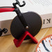 Aijohnny Bicycle Pizza Cutter Wheel with Holder, Robust Bicycle Shape 2.4” Stainless Steel Pizza Knife, Frosted Surface Non-Stick & Sharp Blades, Pizza Slicer Funny Kitchen Gadget (Red) - Grill Parts America