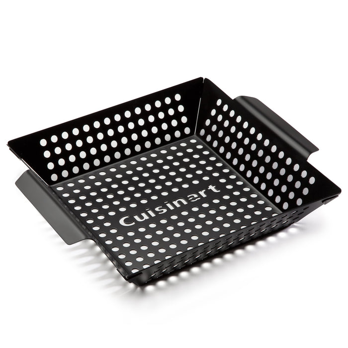 Char-Broil Non-Stick Grill Basket + Cuisinart CNW-328 Non Stick 11-Inch Grill Wok - Grill Parts America