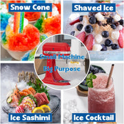 Shaved Ice Attachment for KitchenAid Stand Mixer, Snow Cone Maker for KitchenAid with 8 Ice Molds, Stainless Steel Blade Ice Shaver Attachment for Kitchen Aid Mixer - Grill Parts America
