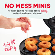 DASH Mini Donut Maker Machine for Kid-Friendly Breakfast, Snacks, Desserts & More with Non-stick Surface, Makes 7 Doughnuts - Aqua - Grill Parts America