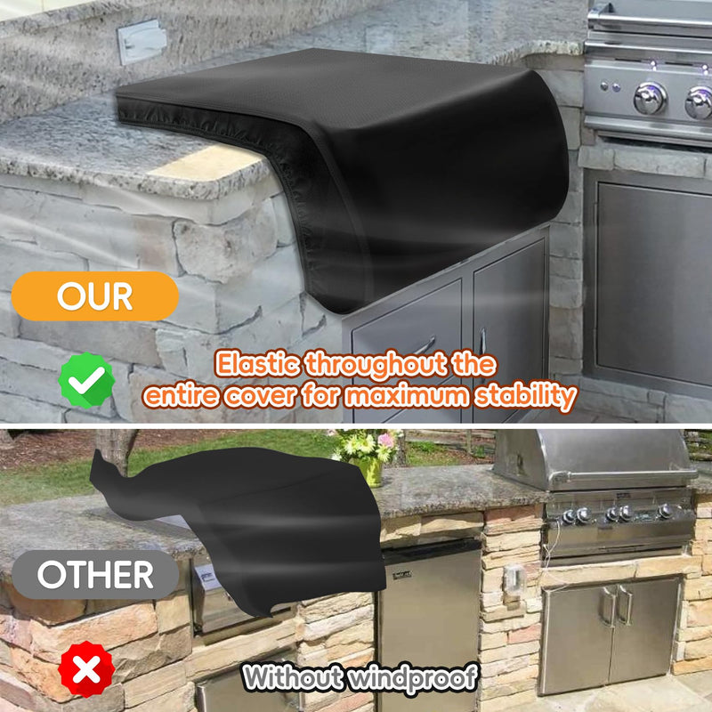 Cover for Blaze Premium LTE 30-Inch Built-in Gas Griddles, Heavy Duty Water-Resistant Cover for Blaze GRDBICV, Outdoor Kitchen Island BBQ Grill Top Cover - Grill Parts America