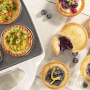 Mini Pie & Quiche Maker- Nonstick Baker Cooks 6 Small Quiches or Pies in Minutes - Grill Parts America