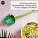 Jungle Spoon Monstera Ladle by OTOTO - BPA-Free Kitchen Spoon High Heat Resistant Nylon Spoon for Cooking for Nonstick Cookware Kitchen Tools & Utensils Spoon, Casserole Spoon - Grill Parts America