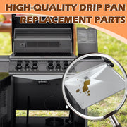 Grease Tray Replacement for Napoleon Legend LEX 485 485RSIB Series Grill Replacement Parts, Grill BBQ Drip Pan Tray for Napoleon N010-0501-M01 N010-0501-M05 Grill Grease Catcher Accessories
