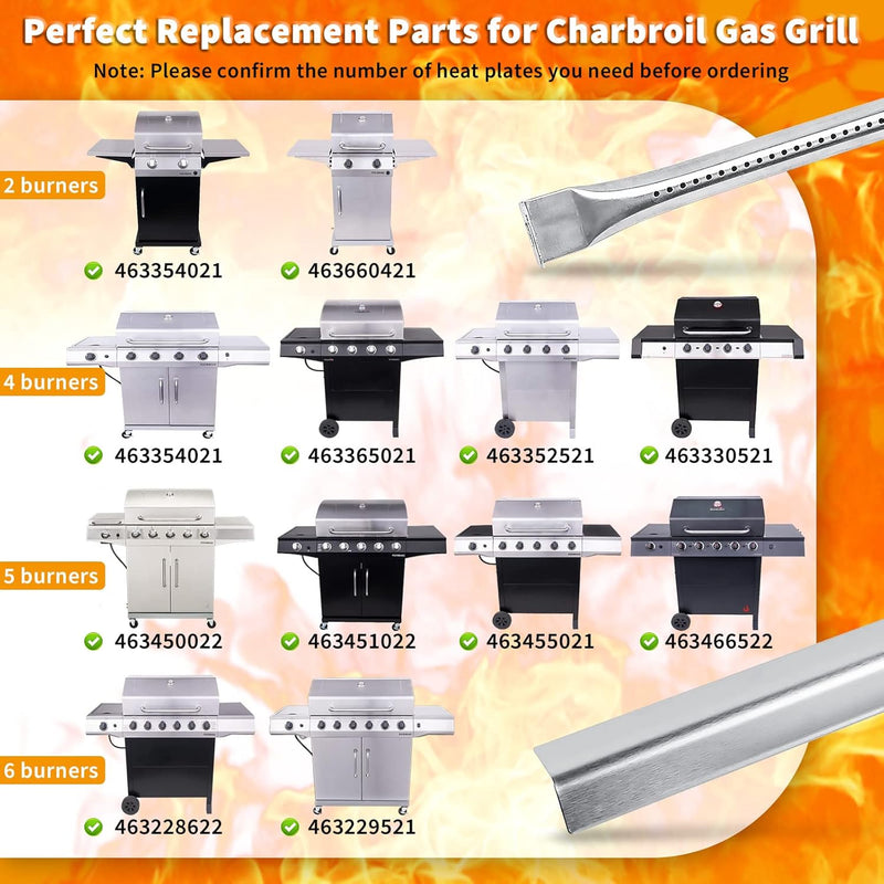 Grill Repair Kit for Char-Broil Performance 463448021 463365021; 4/5 Burner