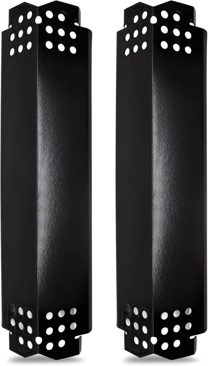 Grill Replacement Parts for Nexgrill 720-0864 720-0864M 720-0830H 720-0896B, 720-0882A Gas Grill, 2-Pack Porcelain Steel Heat Plate Shields Burner for Nexgrill 2 Burner 720-0864 Parts