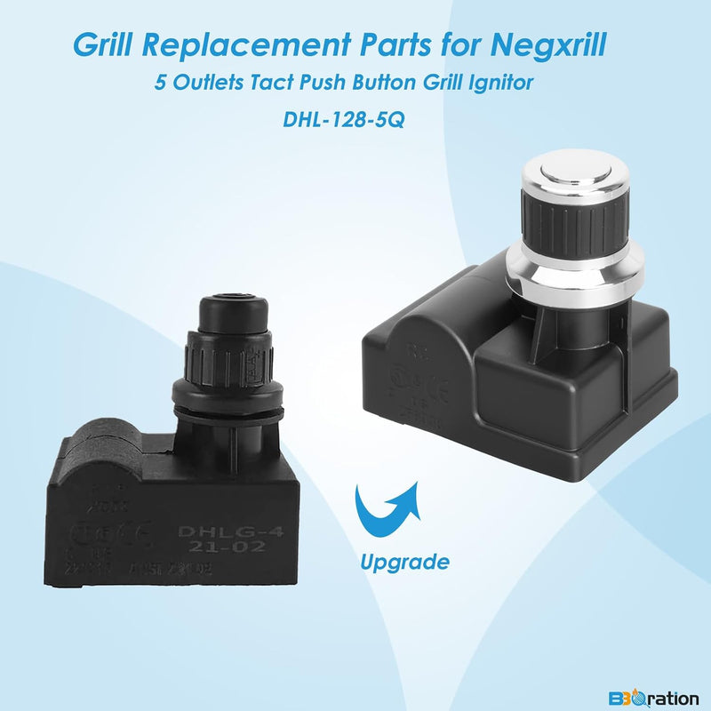 DHL-128-5Q Grill Igniters for Nexgrill 4 Burner 720-0830 720-0830H