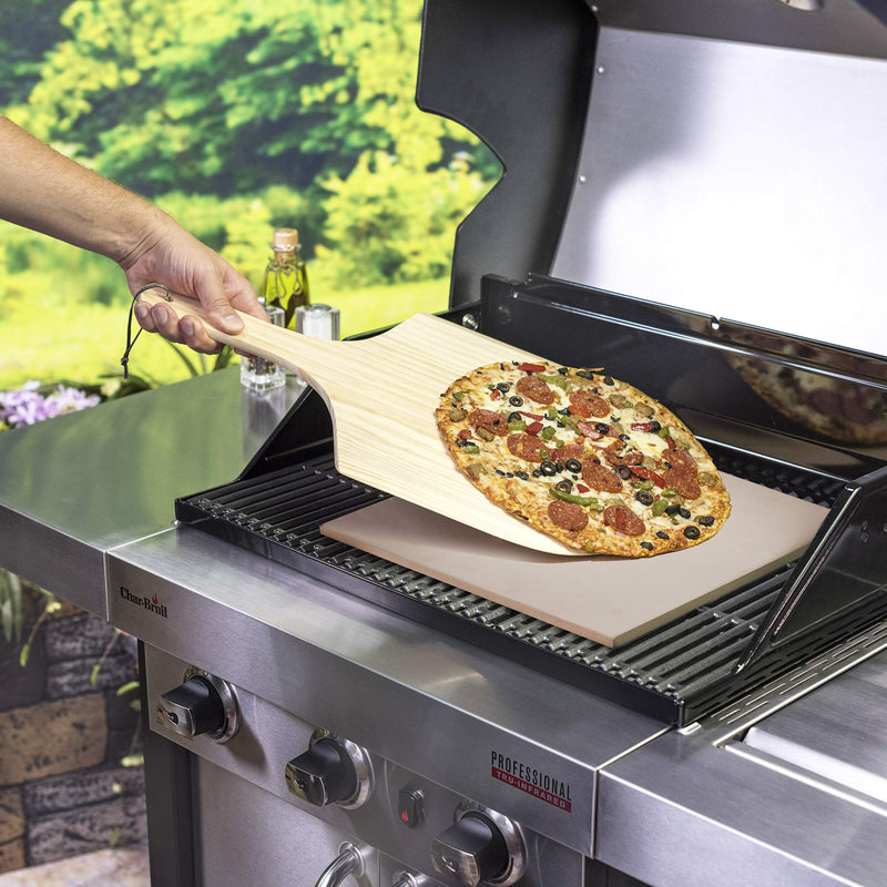 Char-Broil 140 787 - Rectangular Pizza Stone Kit. - Grill Parts America