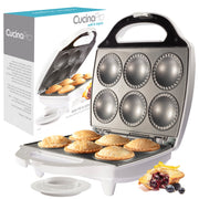 Mini Pie & Quiche Maker- Nonstick Baker Cooks 6 Small Quiches or Pies in Minutes - Grill Parts America