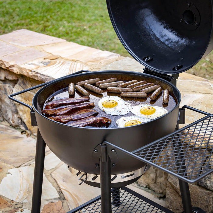 Oklahoma Joe's 7577447P04 Griddle & Pizza Steel, Large, Silver - Grill Parts America