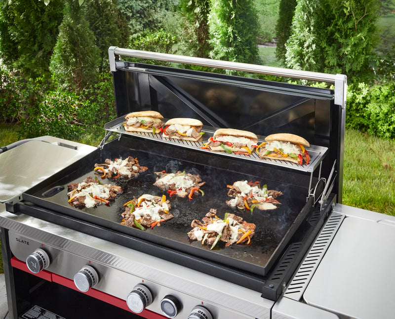WEBER GRIDDLE SLATE 36IN WRMING RCK/RSTNG TRAY - Grill Parts America