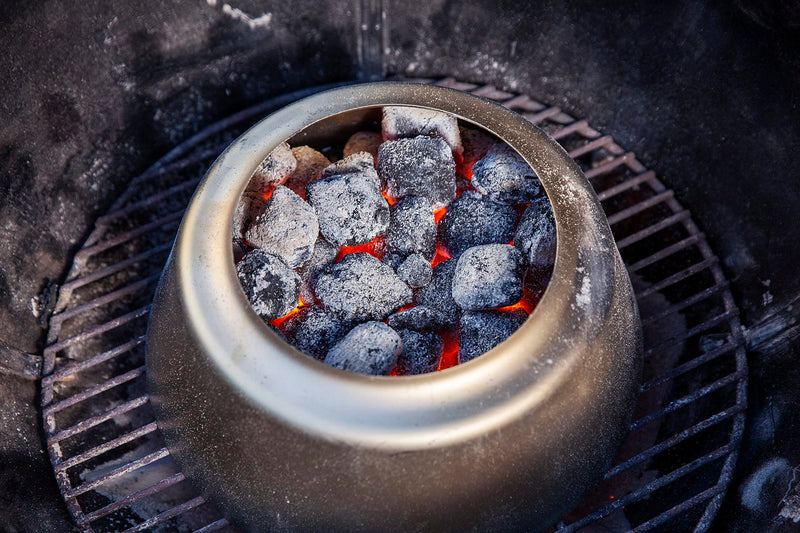 Weber Charcoal Heat Controller, for 22” Kettle Charcoal Grills,Silver - Grill Parts America