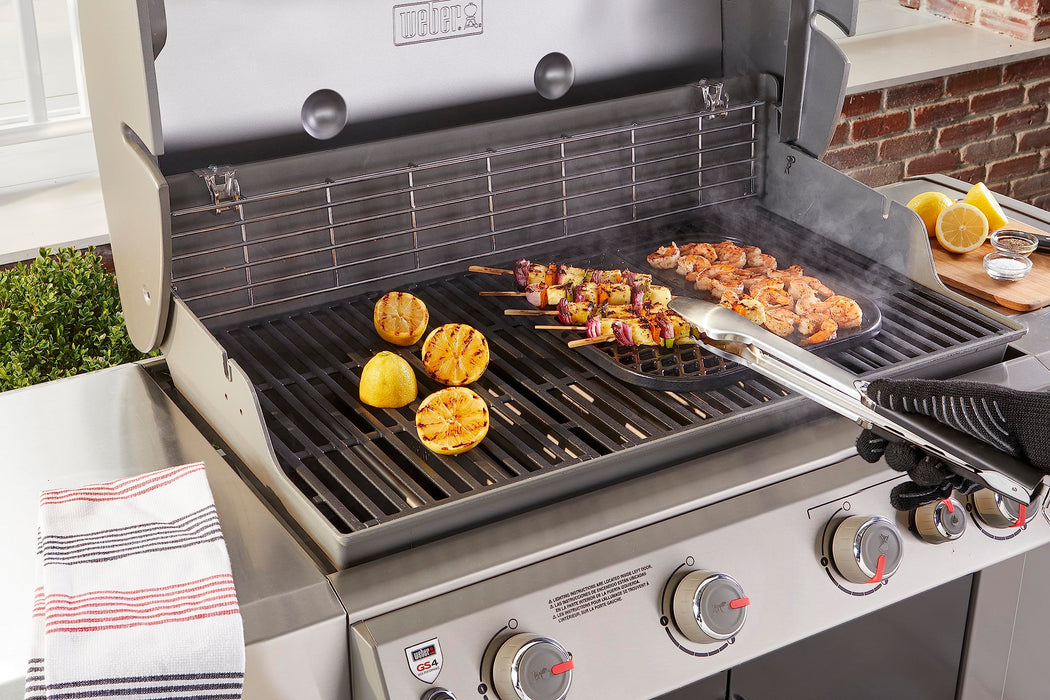 Weber Grill & Griddle Station Griddle, Black - Grill Parts America