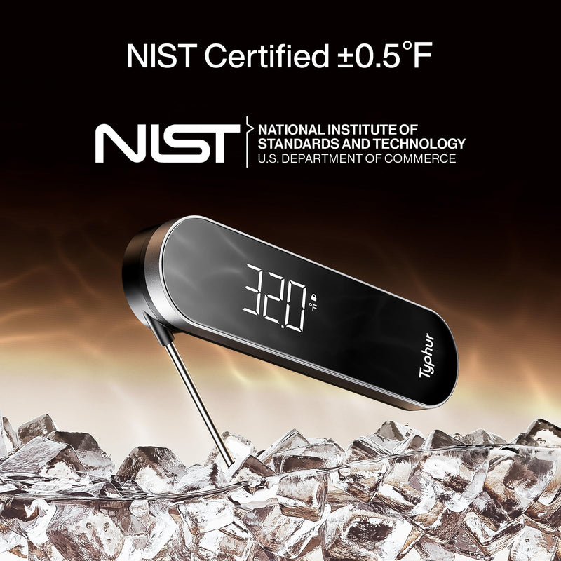 Typhur InstaProbe Core 0.5 Sec Instant Read Meat Thermometer for Cooking, Professional Meat Thermometer Digital with IP67 Waterproof for Grill, BBQ, Cooking, Smoker, Home Brewing, NSF Certified - Grill Parts America