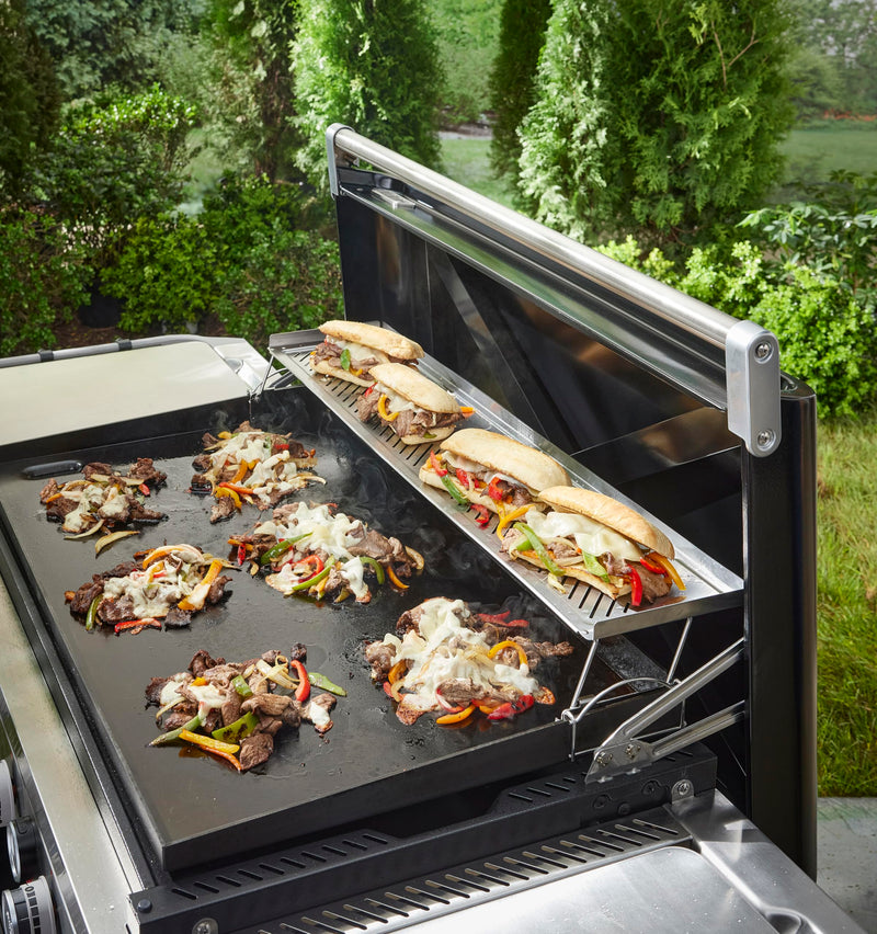 WEBER GRIDDLE SLATE 36IN WRMING RCK/RSTNG TRAY - Grill Parts America
