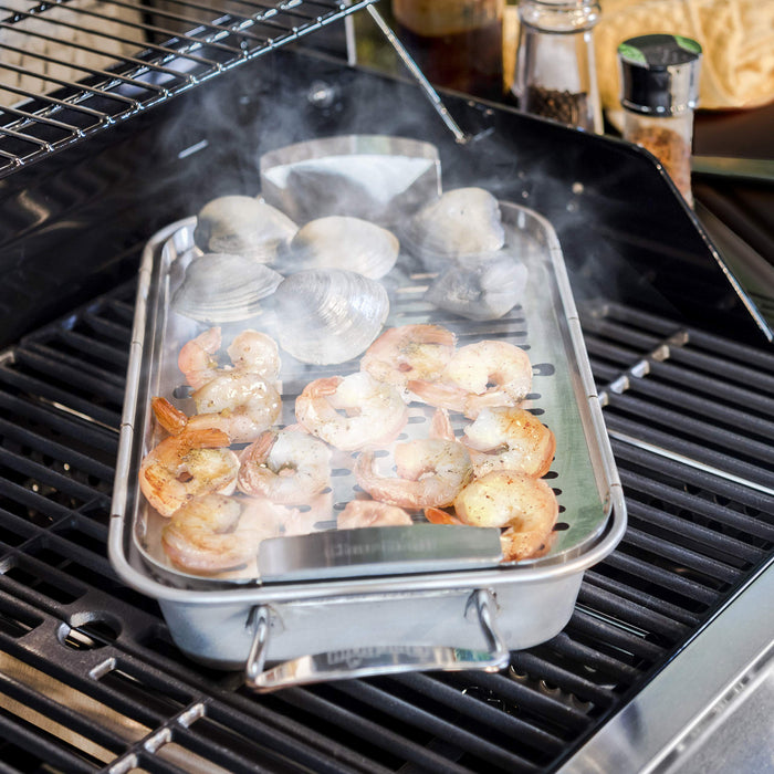 Char-Broil 5799314R06 Grill Plus Topper, Silver 8.44Lx14.01W - Grill Parts America