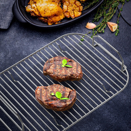 OG701 Smoke Rack for Ninja Woodfire OG701 Series, Replacement for Ninja OG701 OG751 7-in-1 Wood Fire Grill Air Fryer, Perfect Ninja OG700 Woodfire Grills Accessories, Stainless Steel Roast Rack - Grill Parts America