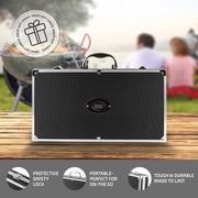Kaluns Grilling Accessories, Dad Gifts for Fathers Day Grilling Gifts, Heavy Duty Stainless Steel Grill Set BBQ Grill Accessories for Outdoor Grill with Aluminum Case and Apron, Best Gifts for Men Dad - Grill Parts America