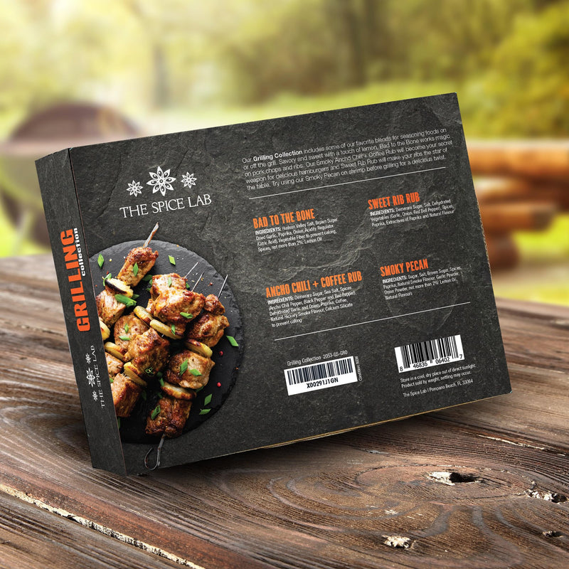 The Spice Lab BBQ Barbecue Spices and Seasonings Set - Ultimate Grilling Accessories Set - Gift Kit for Barbecues, Grilling, and Smoking - Great Gift for Men or Gift for Dad Made in the USA - Grill Parts America