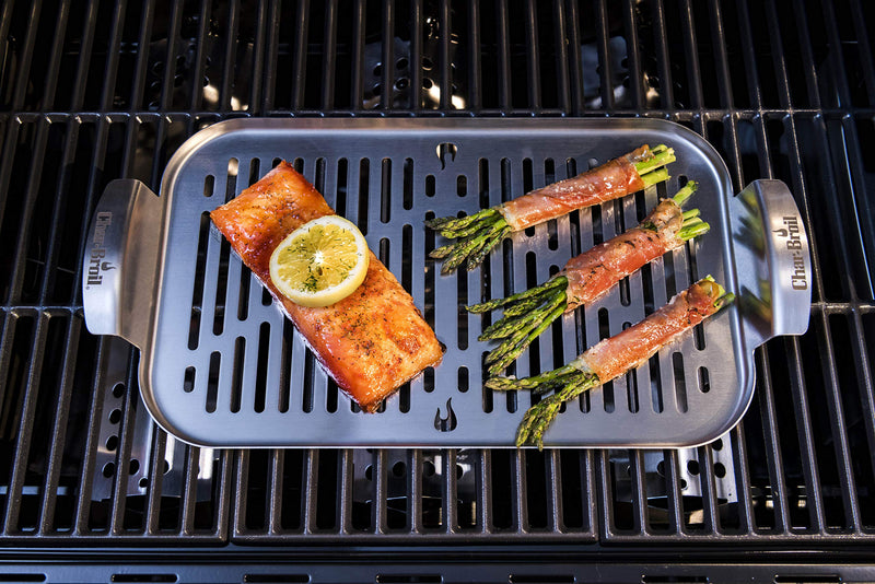 Char-Broil 5799314R06 Grill Plus Topper, Silver 8.44Lx14.01W - Grill Parts America