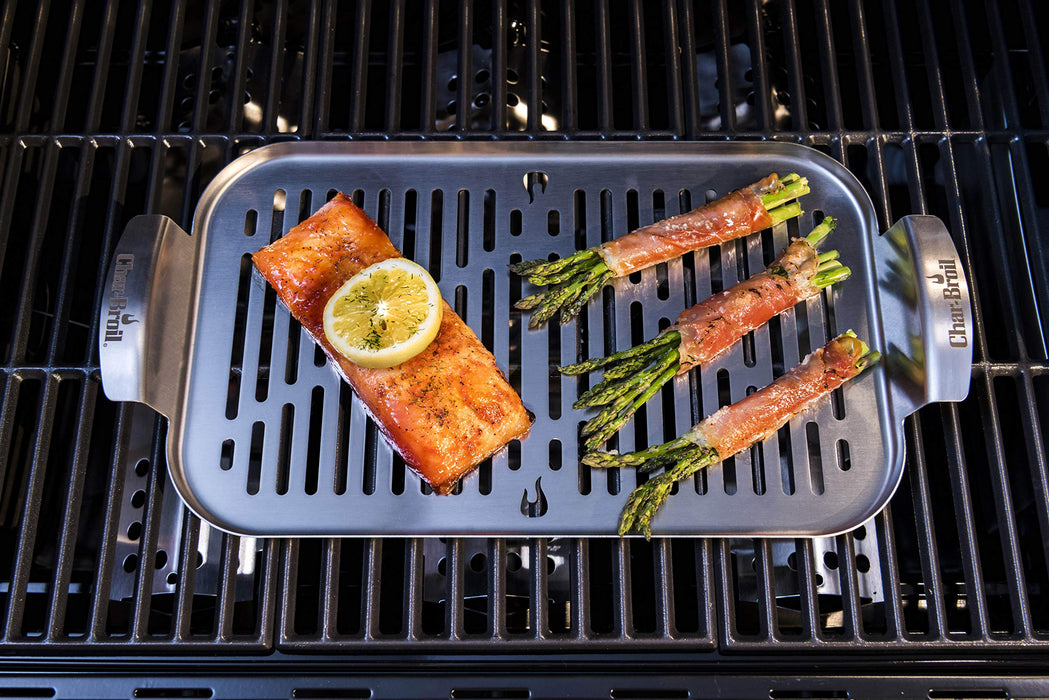 Char-Broil 5799314R06 Grill Plus Topper, Silver 8.44Lx14.01W - Grill Parts America