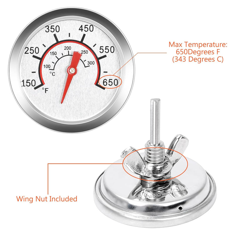 1.85" Lid Temperature Gauge for Most of Char Broil Gas Grills