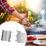 Grill Heat Plates Shield Flame Shield Brackets, Burner Hanger Brackets BBQ Gas Grill Replacement Parts Accessories with Screws for Chargriller 5050 Duo, 3001, 3008, 5050, 5072, 5650