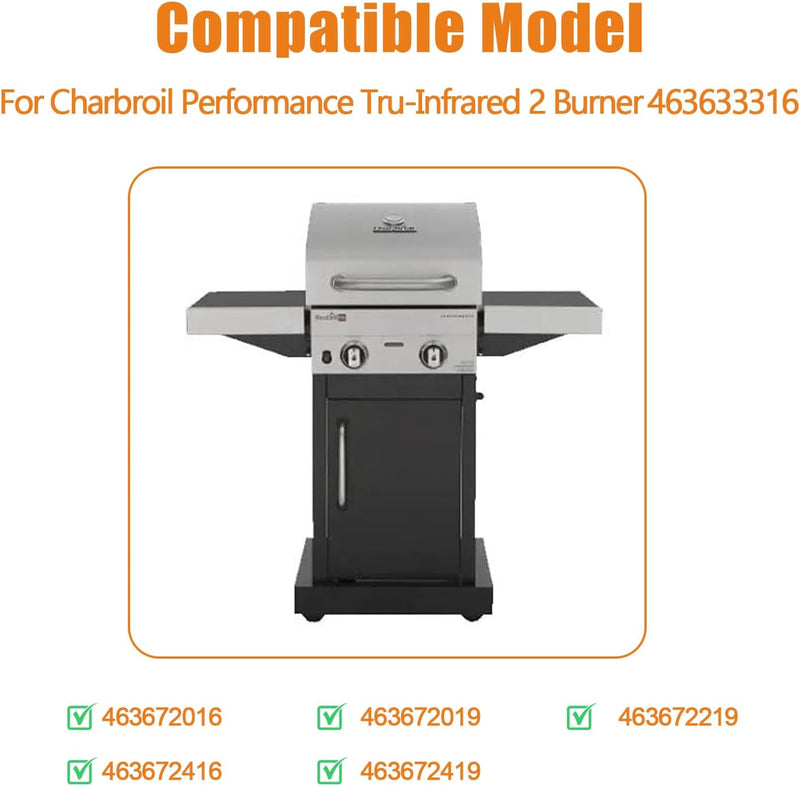 Heat Plates & Cooking Grates for Charbroil Tru-Infrared 2 Burner