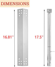 GR2210601-MM-00 Flame Tamer Burner Replacement Parts for Members Mark Grill Parts 614714 16261 Member'S Mark 5 Burner GR2210601-MM-00 Sam’ S Club Heat Plates Shield Grill Burner Crossover Tube Kit