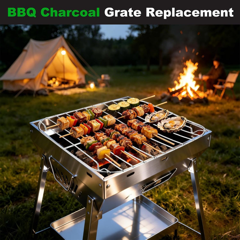 1 Pack Grill Grate Replacement, Steel Grill Grates for BBQ Parts [3.74 Inch]