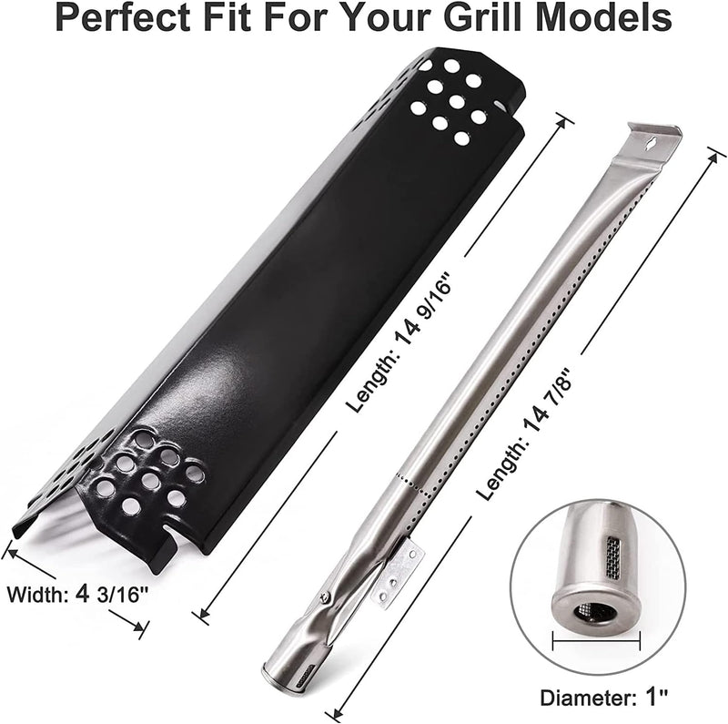 Grill Replacement Parts for Nexgrill 720-0925S, 720-0864, 720-0864M Models. Grill Heat Plates, Burner Tubes for BBQ PRO 3 Burner Grill 122.20148511.